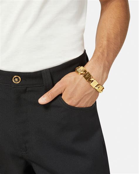 versace bijoux uomo|Versace bracelets for men.